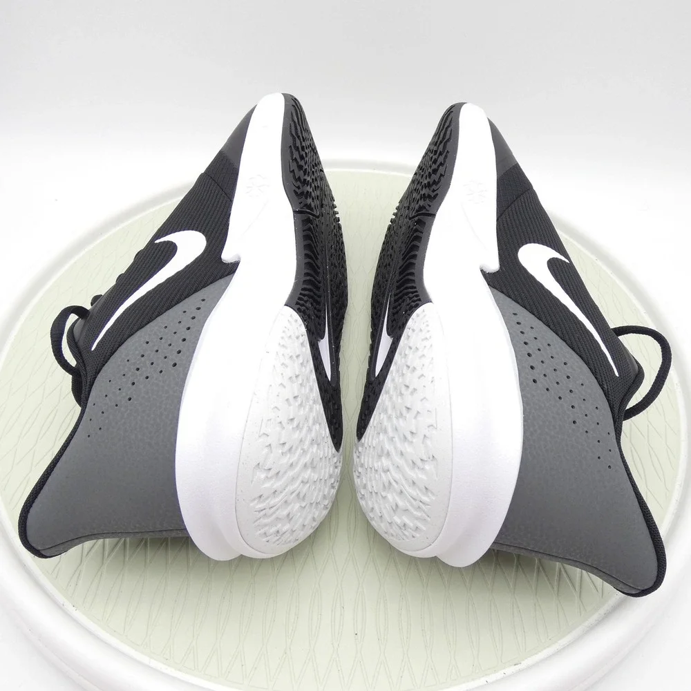 Nike Precision 7 Mens Basketball Shoes Black White Smoke Grey FN4322-005 Size 12